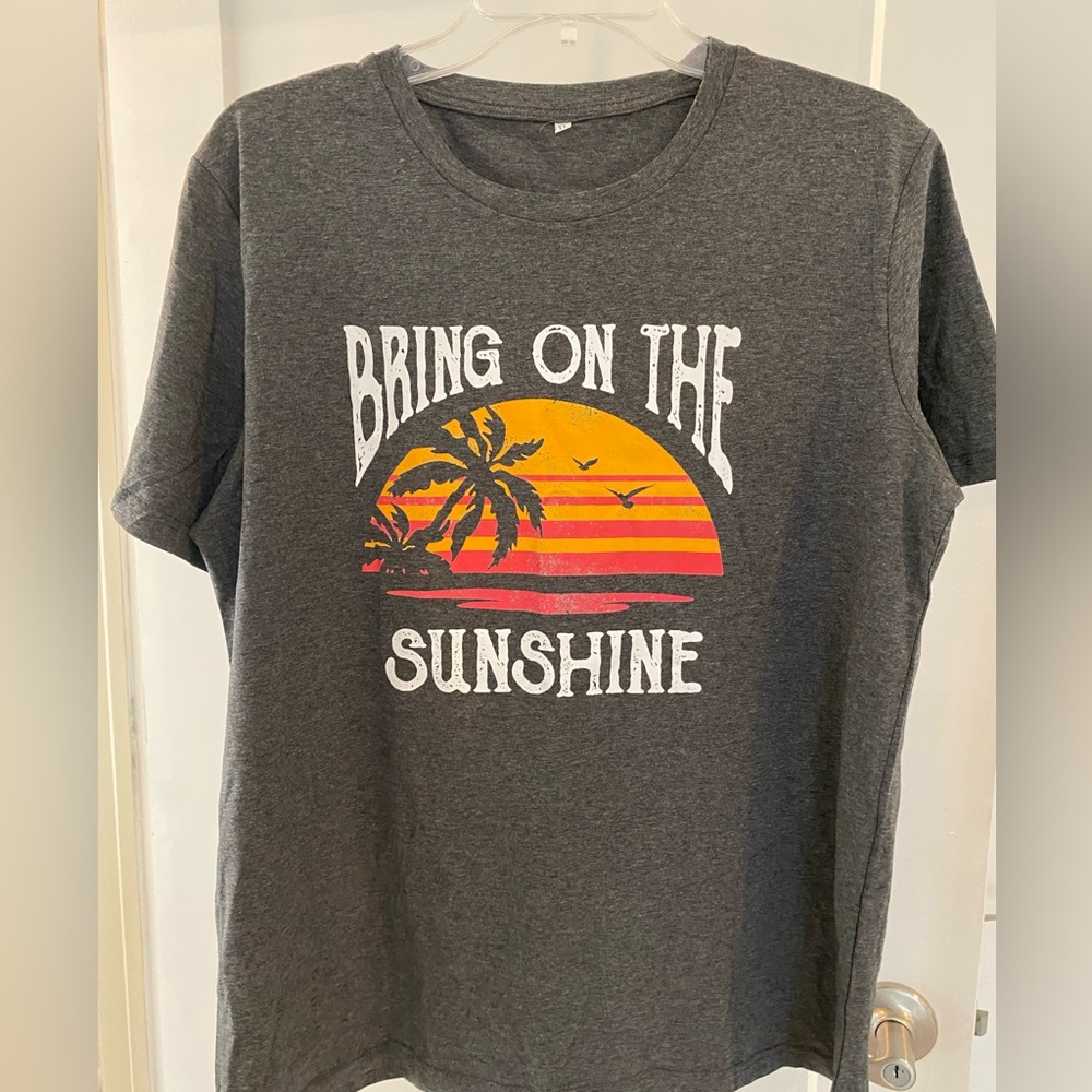 Women’s Grey Bring on the Sunshine T-Shirt
